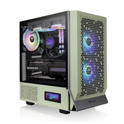Thermaltake Ceres 300 Tg Argb Mid Tower Box Green