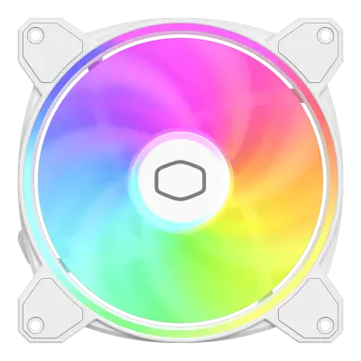 Cooler Master Masterfan Mf140 Halo White Edition računalniško ohišje 14 cm belo