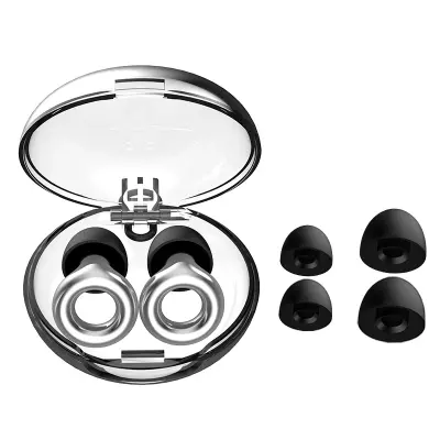 Ušesni čepki z ročaji za zmanjšanje hrupa Silver