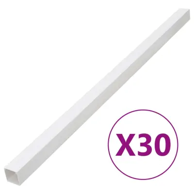 vidaXL Kabelska cev 50x25 mm 30 m PVC
