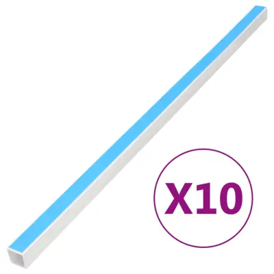 vidaXL Kabelska cev samolepilna 25x25 mm 10 m PVC
