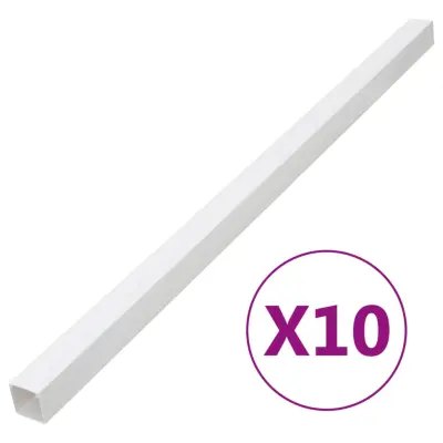 vidaXL Kabelska cev 50x25 mm 10 m PVC