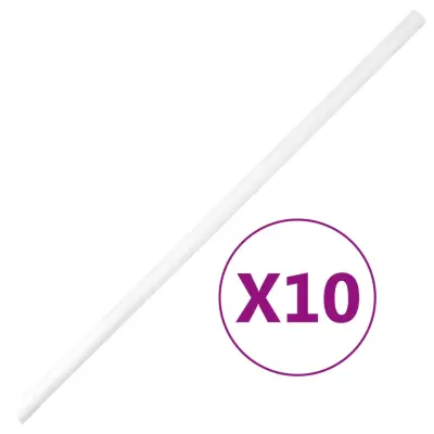 vidaXL Kabelska cev s sponkami Ø20 mm 10 m PVC