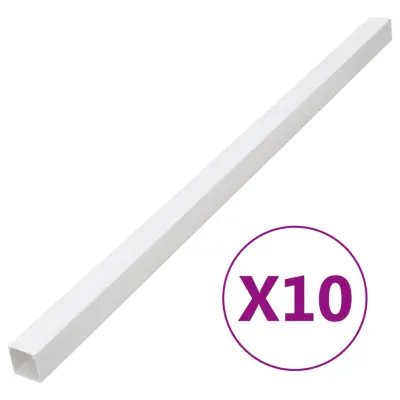 vidaXL Kabelska cev 60x60 mm 10 m PVC