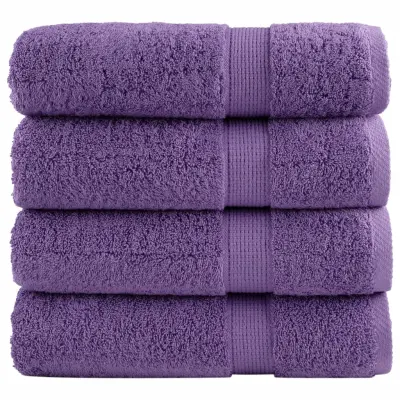 vidaXL Premium brisače SOLUND 4 kosi 100x150 cm 600 g/m2