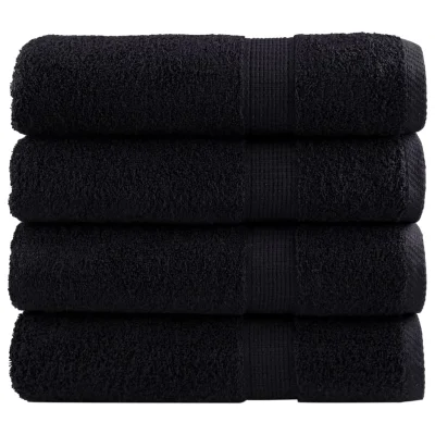 vidaXL Premium brisače SOLUND 4 kosi 100x150 cm 600 g/m2
