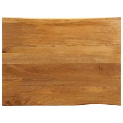vidaXL Mizna plošča 110x80x3,8 cm naraven rob trden mangov les