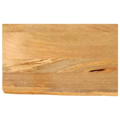vidaXL Mizna plošča z naravnim robom 50x30x2,5 cm trden mangov les