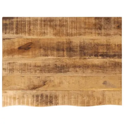 vidaXL Mizna plošča 70x60x3,8 cm naraven rob trden robusten mangov les