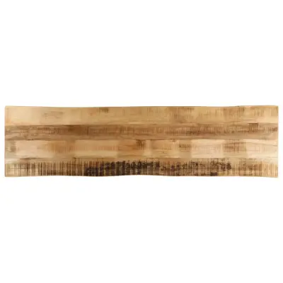 vidaXL Mizna plošča z naravnim robom 160x40x2,5cm trden robusten mango