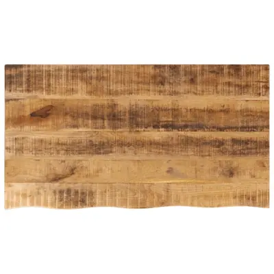 vidaXL Mizna plošča 120x60x3,8cm naraven rob trden robusten mangov les