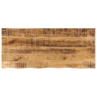 vidaXL Mizna plošča 140x60x2,5cm naraven rob trden robusten mangov les