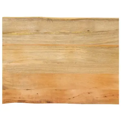 vidaXL Mizna plošča 80x60x3,8 cm naraven rob trden mangov les