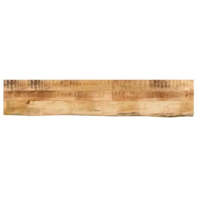 vidaXL Mizna plošča 140x30x3,8cm naraven rob trden robusten mangov les