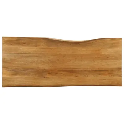 vidaXL Mizna plošča 140x60x2,5 cm naraven rob trden mangov les