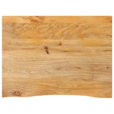 vidaXL Mizna plošča z naravnim robom 70x60x2,5 cm trden mangov les
