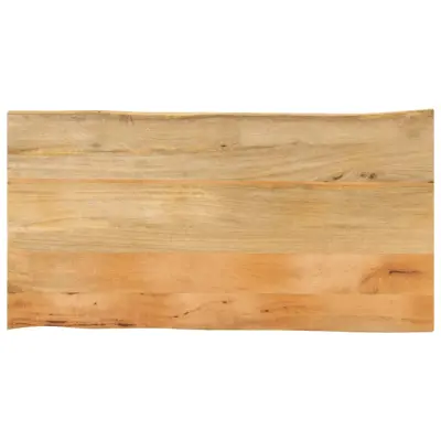 vidaXL Mizna plošča 100x60x3,8 cm naraven rob trden mangov les