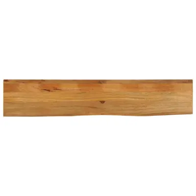 vidaXL Mizna plošča z naravnim robom 180x40x3,8 cm trden mangov les
