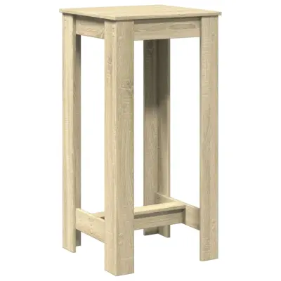 vidaXL Barska miza sonoma hrast 51x50x103,5 cm inženirski les