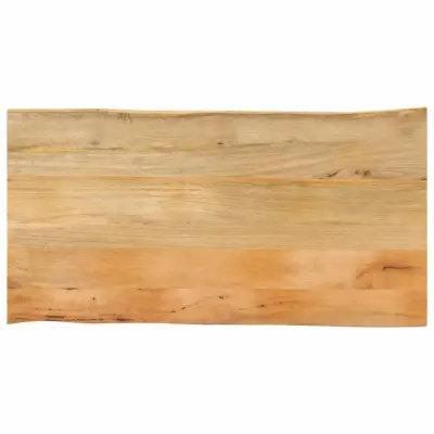 vidaXL Mizna plošča 100x60x2,5 cm naraven rob trden mangov les