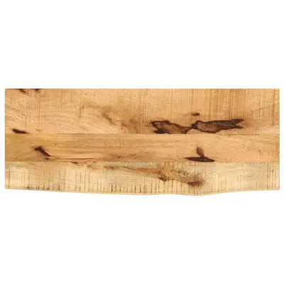 vidaXL Mizna plošča 80x30x2,5 cm naraven rob trden robusten mangov les