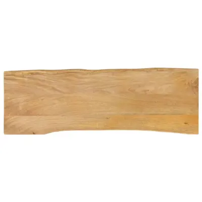 vidaXL Mizna plošča 120x40x2,5 cm naraven rob trden mangov les