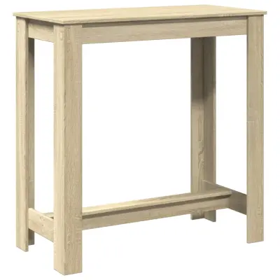 vidaXL Barska miza sonoma hrast 102x50x103,5 cm inženirski les