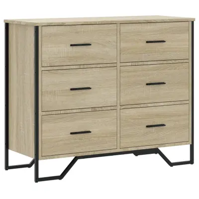 vidaXL Predalnik sonoma hrast 91x35,5x74,5 cm inženirski les