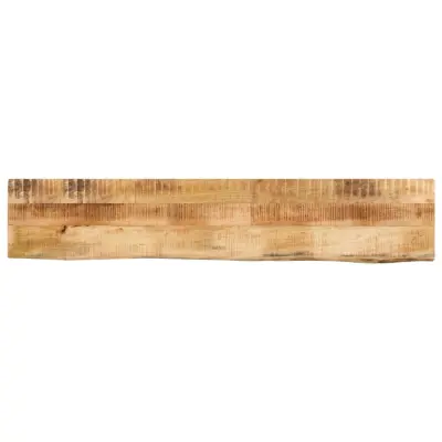 vidaXL Mizna plošča 160x40x3,8cm naraven rob trden robusten mangov les