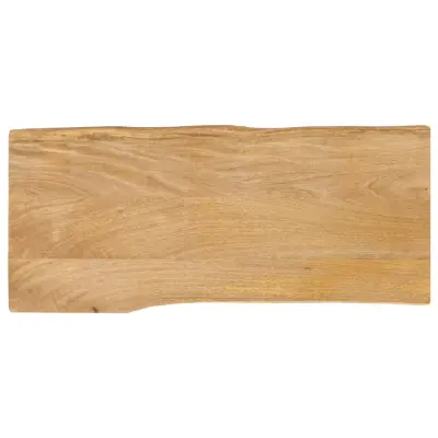 vidaXL Mizna plošča 90x40x2,5 cm naraven rob trden mangov les