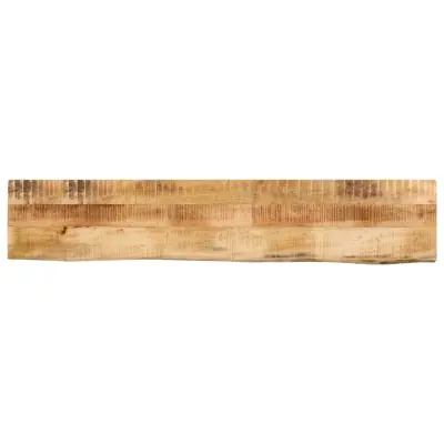 vidaXL Mizna plošča 140x40x2,5cm naraven rob trden robusten mangov les