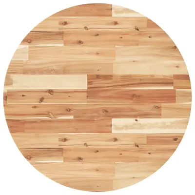 vidaXL Mizna plošča okrogla Ø70x4 cm trdna akacija