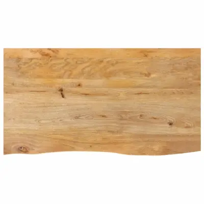 vidaXL Mizna plošča z naravnim robom 100x60x2,5 cm trden mangov les