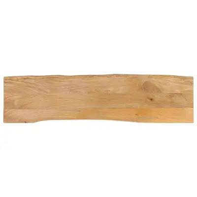 vidaXL Mizna plošča 160x40x2,5 cm naraven rob trden mangov les
