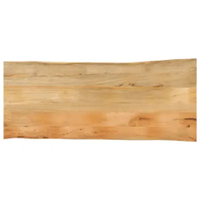 vidaXL Mizna plošča 140x60x3,8 cm naraven rob trden mangov les