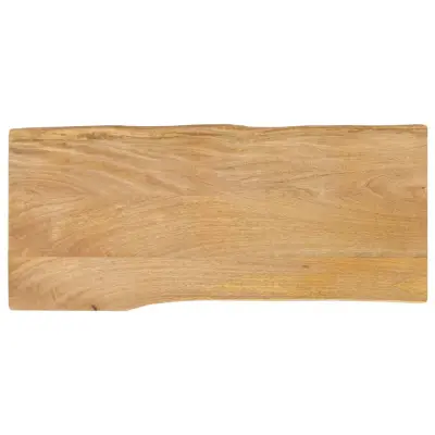 vidaXL Mizna plošča 100x40x2,5 cm naraven rob trden mangov les