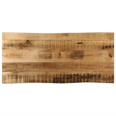 vidaXL Mizna plošča z naravnim robom 100x40x3,8cm trden robusten mango