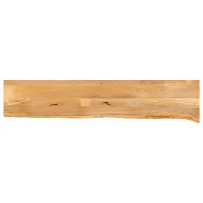 vidaXL Mizna plošča z naravnim robom 160x40x3,8 cm trden mangov les