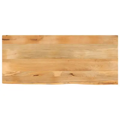 vidaXL Mizna plošča z naravnim robom 140x60x3,8 cm trden mangov les