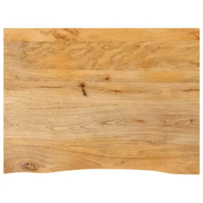 vidaXL Mizna plošča z naravnim robom 80x60x3,8 cm trden mangov les