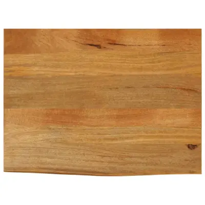 vidaXL Mizna plošča z naravnim robom 80x60x3,8 cm trden mangov les