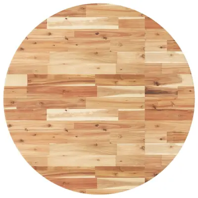 vidaXL Mizna plošča okrogla Ø90x4 cm trdna akacija