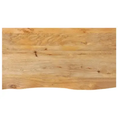 vidaXL Mizna plošča z naravnim robom 110x60x3,8 cm trden mangov les