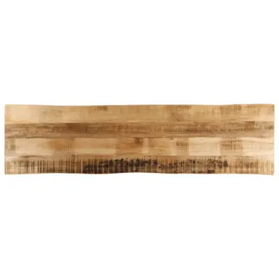 vidaXL Mizna plošča z naravnim robom 180x40x2,5cm trden robusten mango