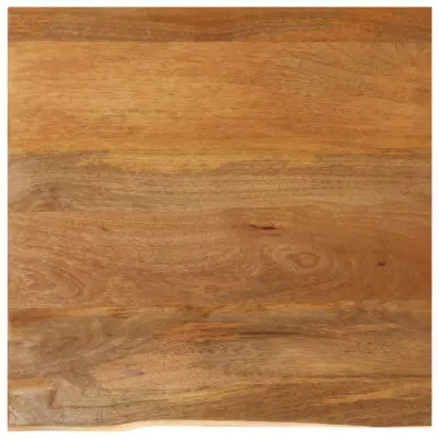 vidaXL Mizna plošča z naravnim robom 60x60x2,5 cm trden mangov les