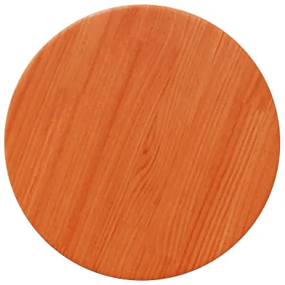 vidaXL Mizna plošča okrogla voščeno rjava Ø30x2,5 cm trdna borovina