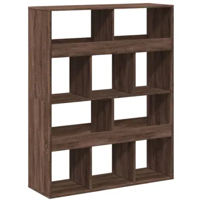 vidaXL Pregrada za prostor rjav hrast 100x33x125,5 cm inženirski les
