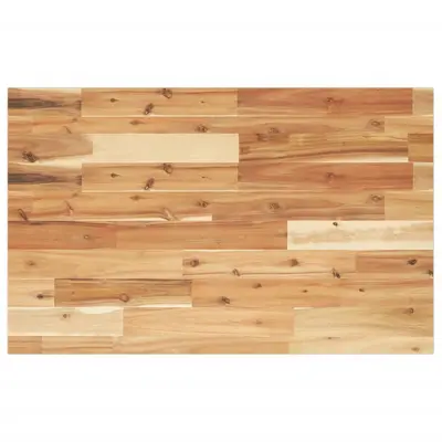 vidaXL Kopalniški pult oljni premaz 80x50x2 cm trden akacijev les