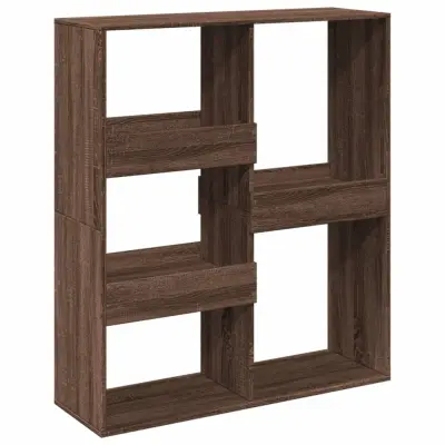 vidaXL Pregrada za prostor rjav hrast 100x33x115 cm inženirski les