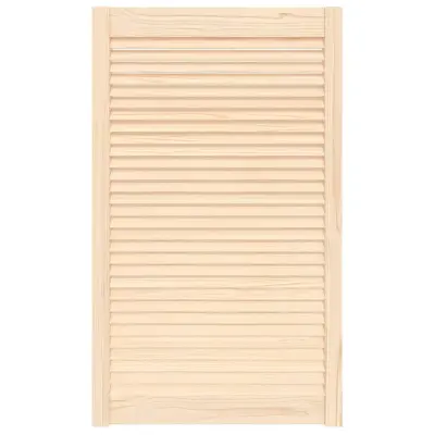 vidaXL Vrata za omarico z letvicami 99,3x59,4 cm trdna borovina